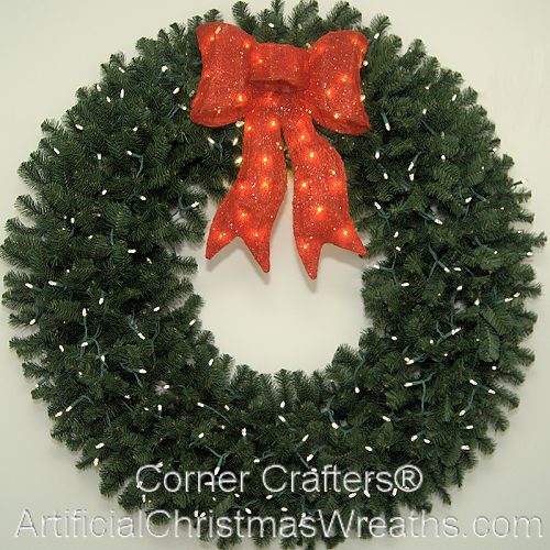 5 FOOT L.E.D. LIGHTED CHRISTMAS WREATH