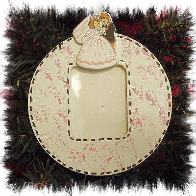 WEDDING PHOTO FRAME ORNAMENT