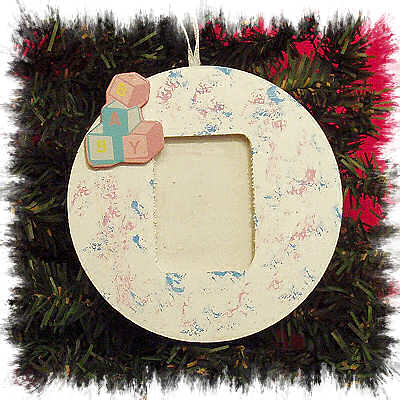 BABY PHOTO FRAME ORNAMENT
