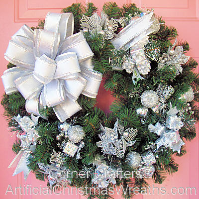 SILVER BELLS CHRISTMAS WREATH